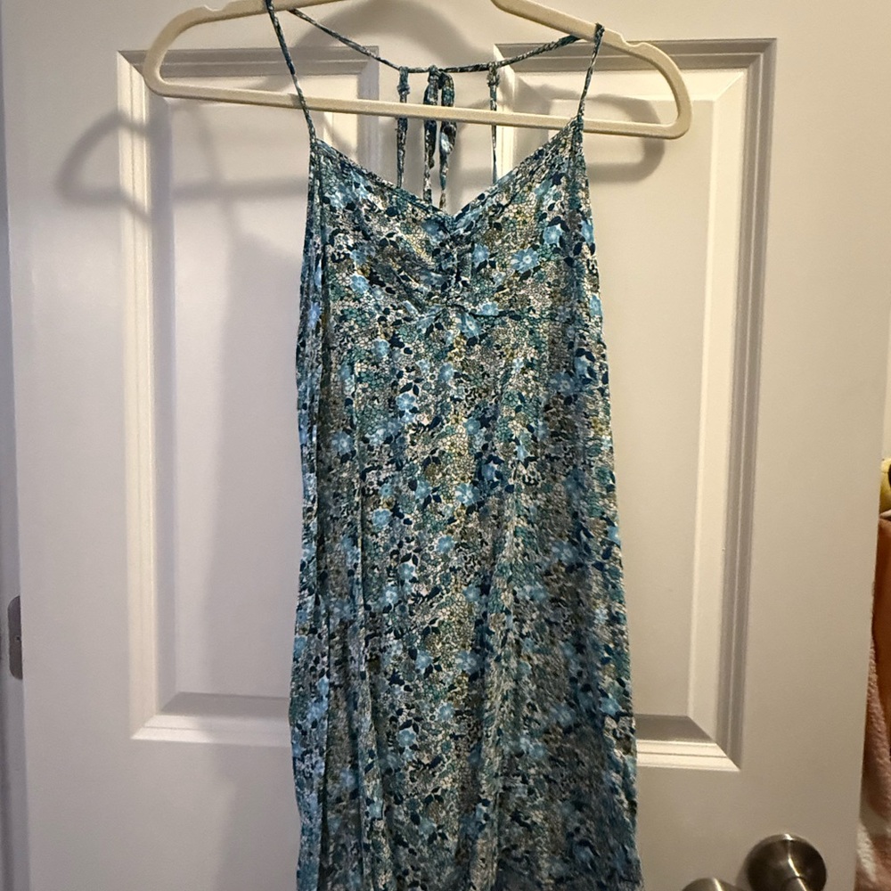 Floral Blue Dress